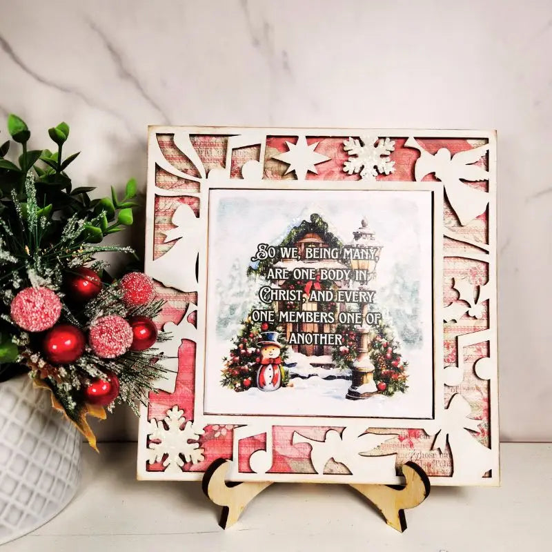 DIY Christian Christmas Frame Tutorial | Anna