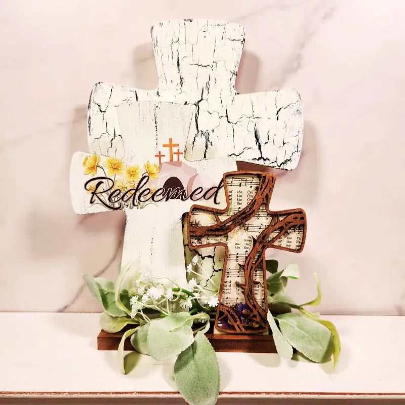 At The Cross Centerpiece Crosses Kit | Crafting & Christ