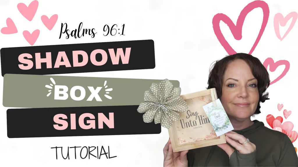 Heartfelt Creations: Shadow Box and Ribbon Flower Tutorial
