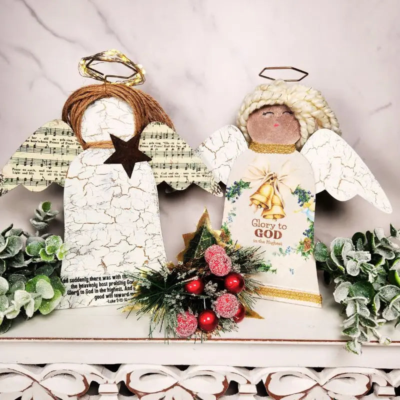How to Make a Beautiful Standing Angel Craft | Christian