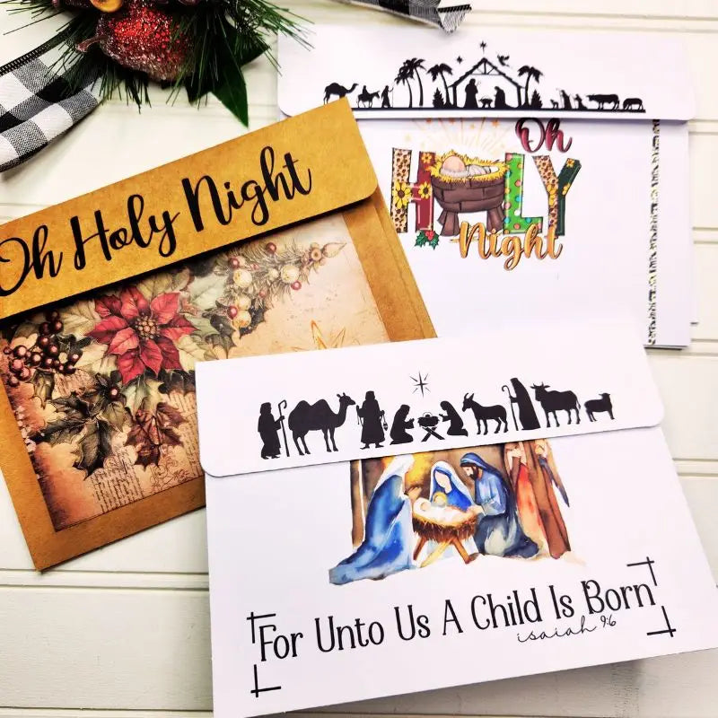 How To Make Nativity Christmas Cards [the EASY way]