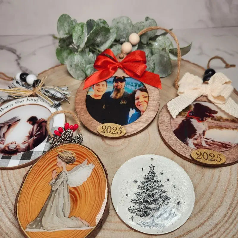 How to Make Personalized Photo Ornaments | DIY UV Resin