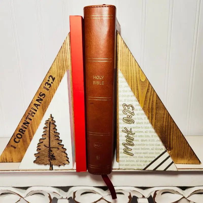 Mountain Moving Faith: DIY Wood Block Bookends Craft