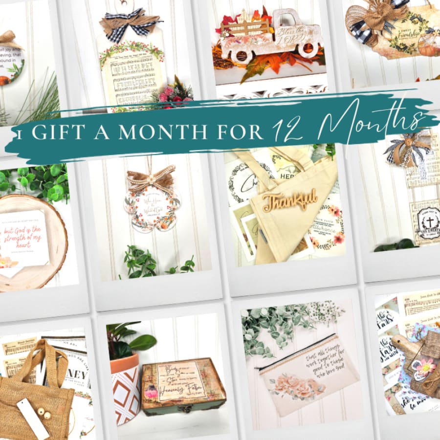 12 Month Crafting & Christ Kit Gift Subscription [SHIPS