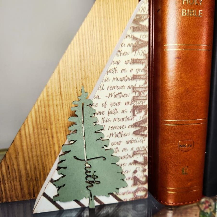 3.5’’ Faith Filled Pine Tree Cutout
