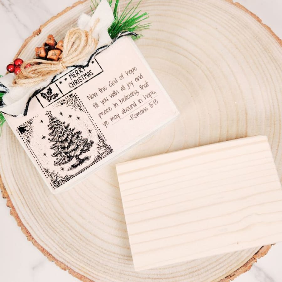 3.5x5x2 Wood Block For Crafting