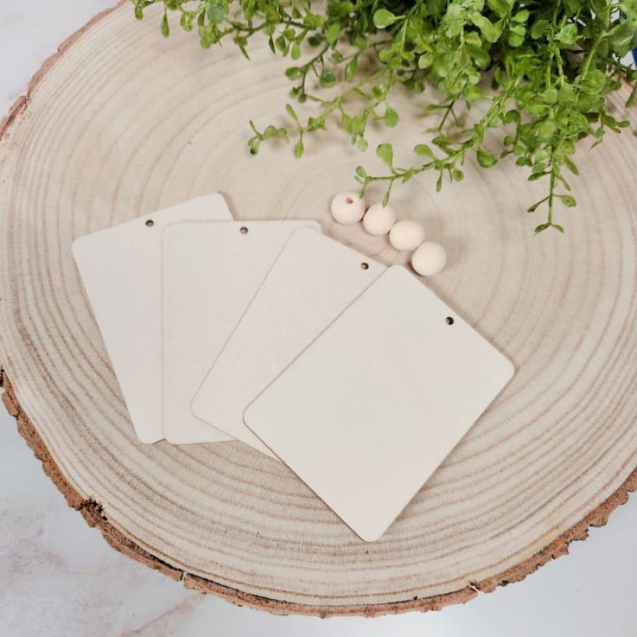 4 Pack Gift Tag & Bead Set (with FREE Printable Tag Designs)