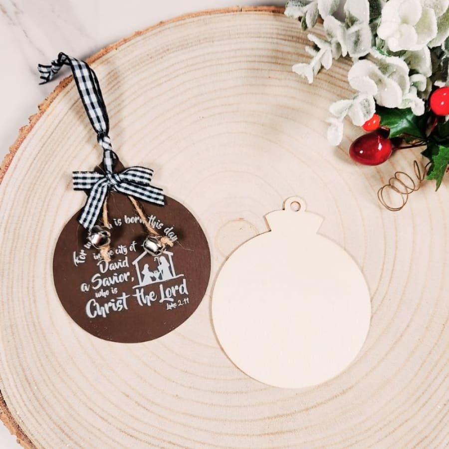 4’’ Wooden Ornament Craft Cutouts For Decoupage