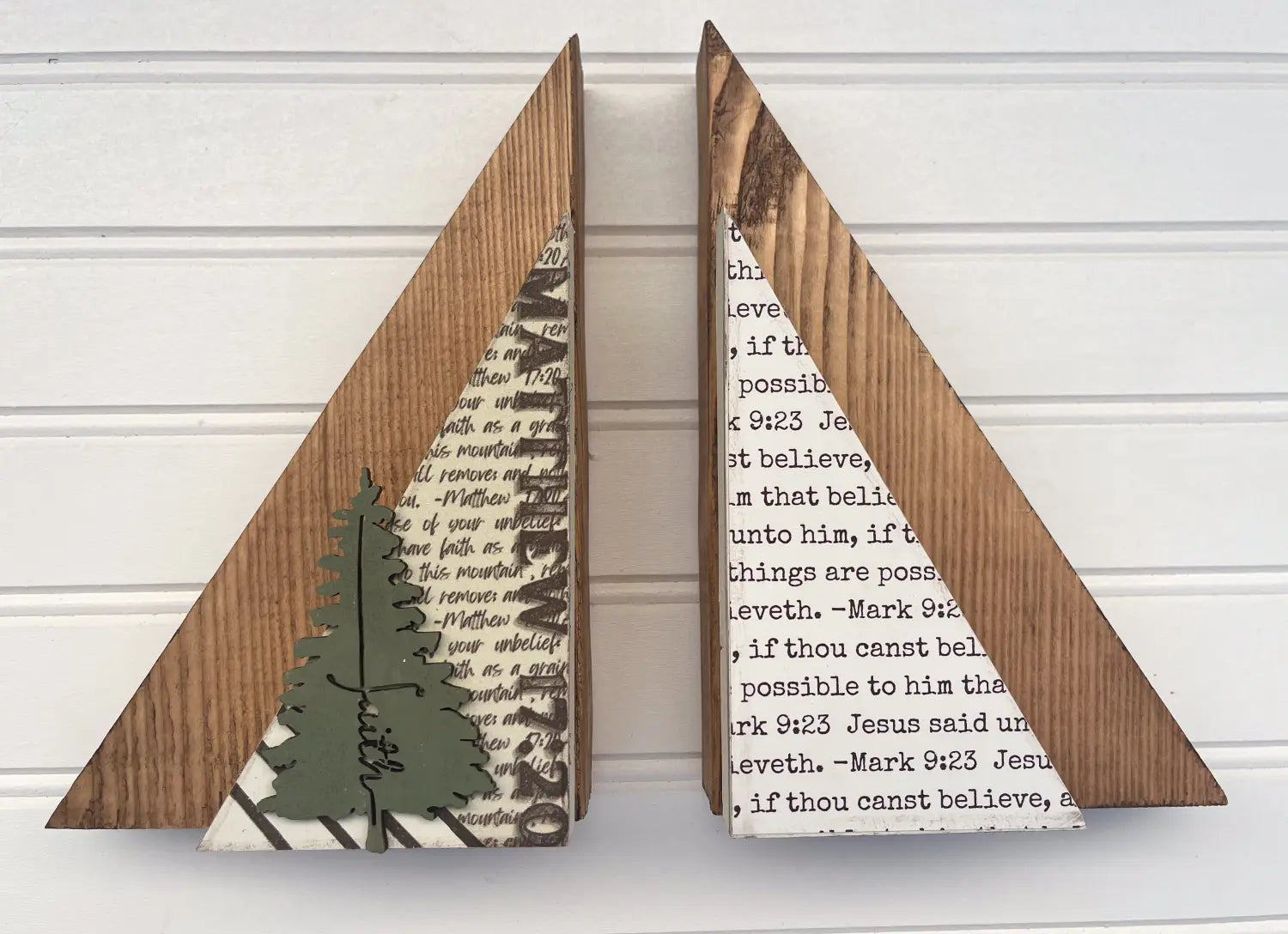 Faith Verses Mark 9:23 & Matthew 17:20 Christian Paper