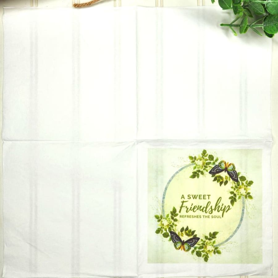 A Sweet Friendship Proverbs 2:7-9 Christian Paper Decoupage