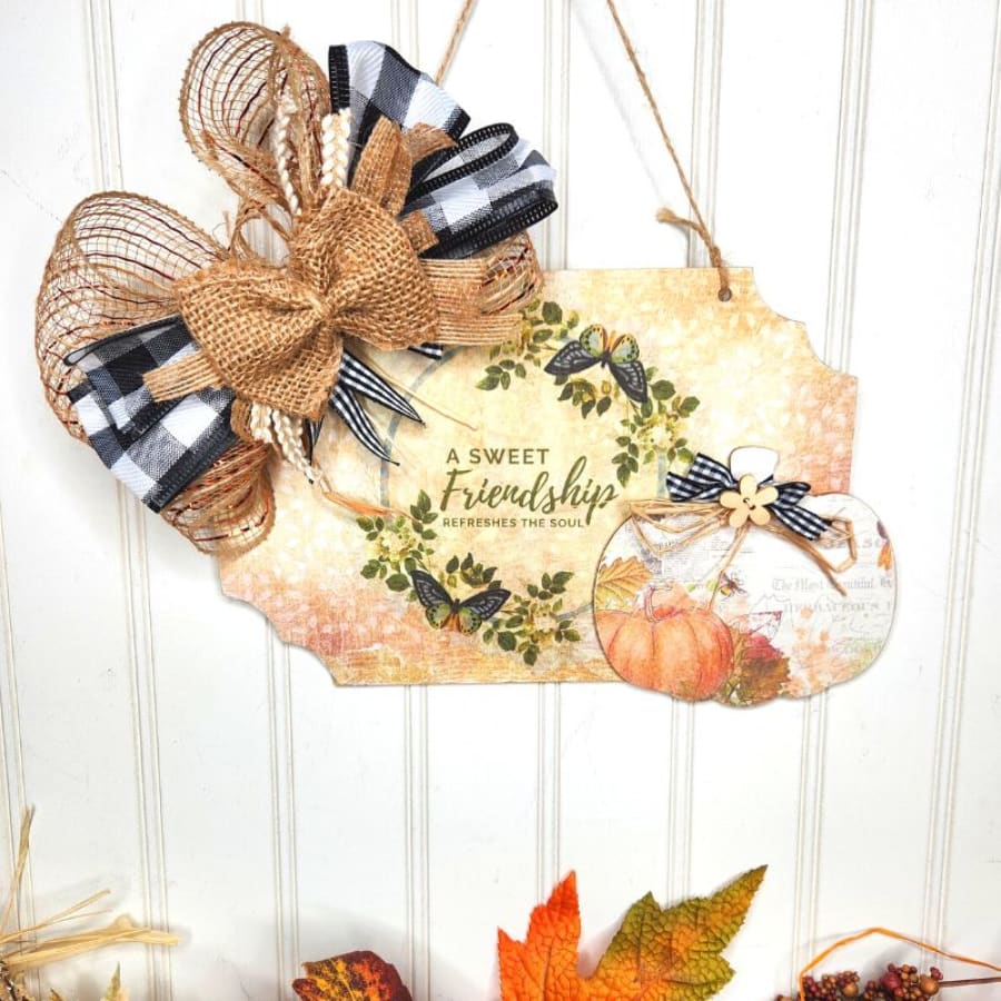 A Sweet Friendship Proverbs 2:7-9 Christian Paper Decoupage