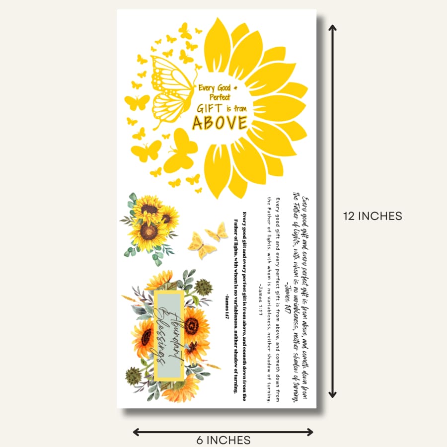 Abundant Blessings Rub On Transfers