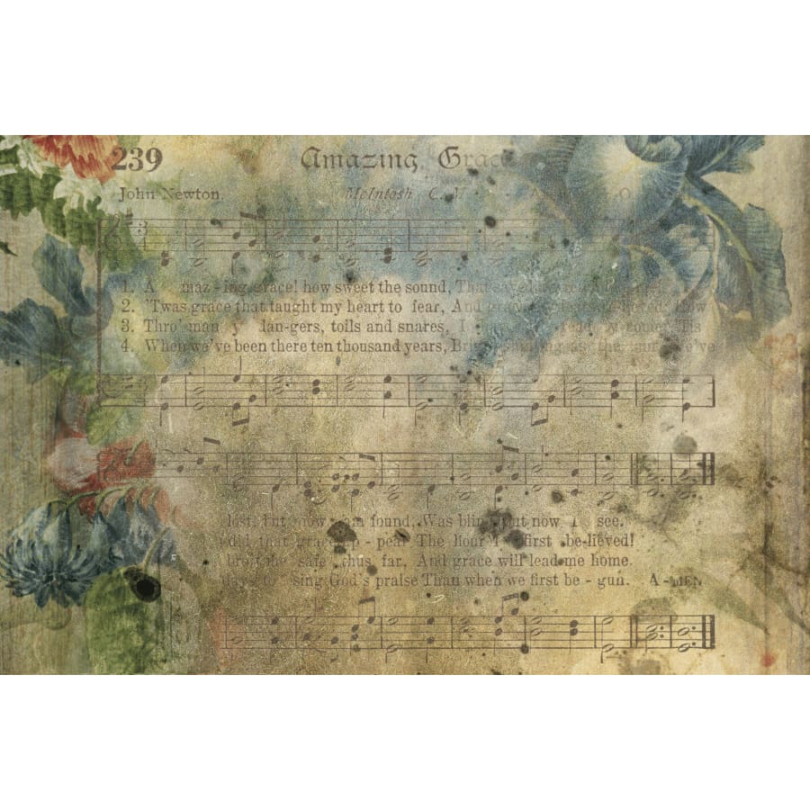 Amazing Grace | Bible Verse Decoupage Tissue Paper 20’ x 30’