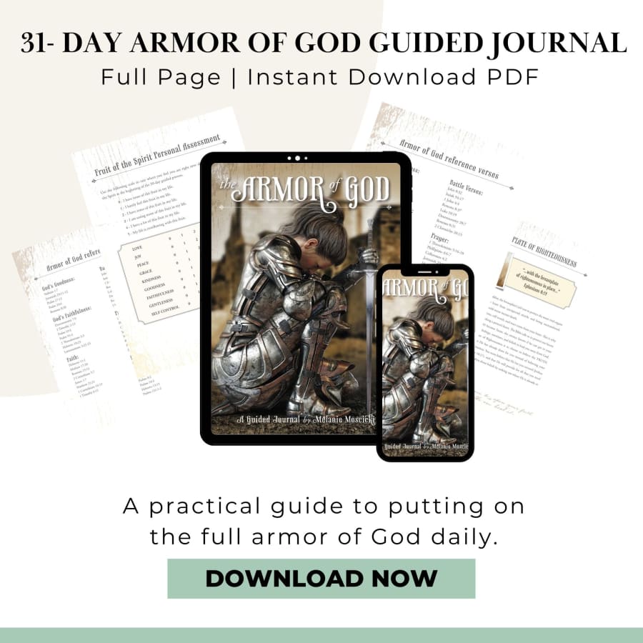 Armor of God Guided Journal | Written By Melanie Moscicki