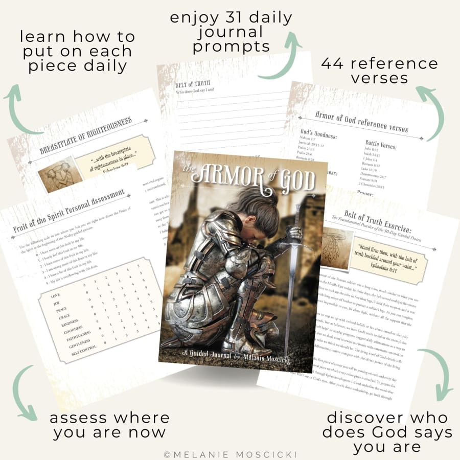 Armor of God Guided Journal | Written By Melanie Moscicki