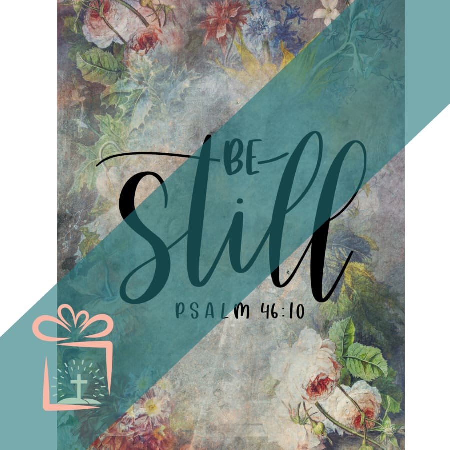 Be still, decoupage paper, floral design, digital paper, digital papers