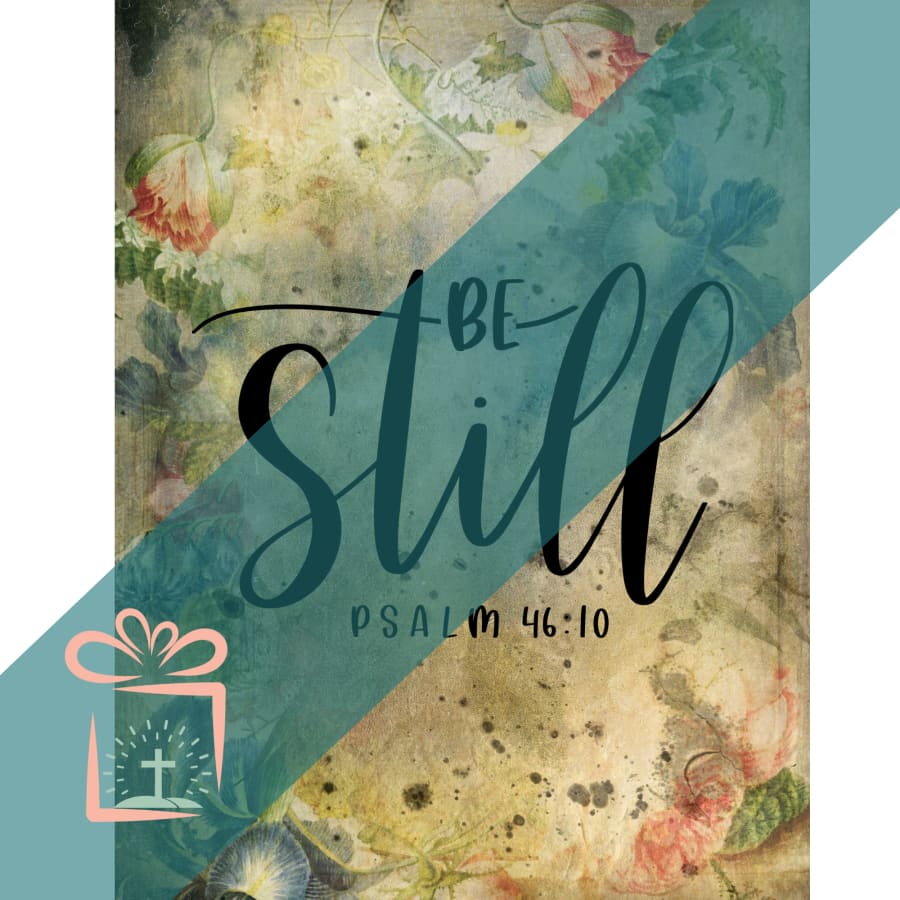 Be still, decoupage paper, floral design, digital paper, digital papers