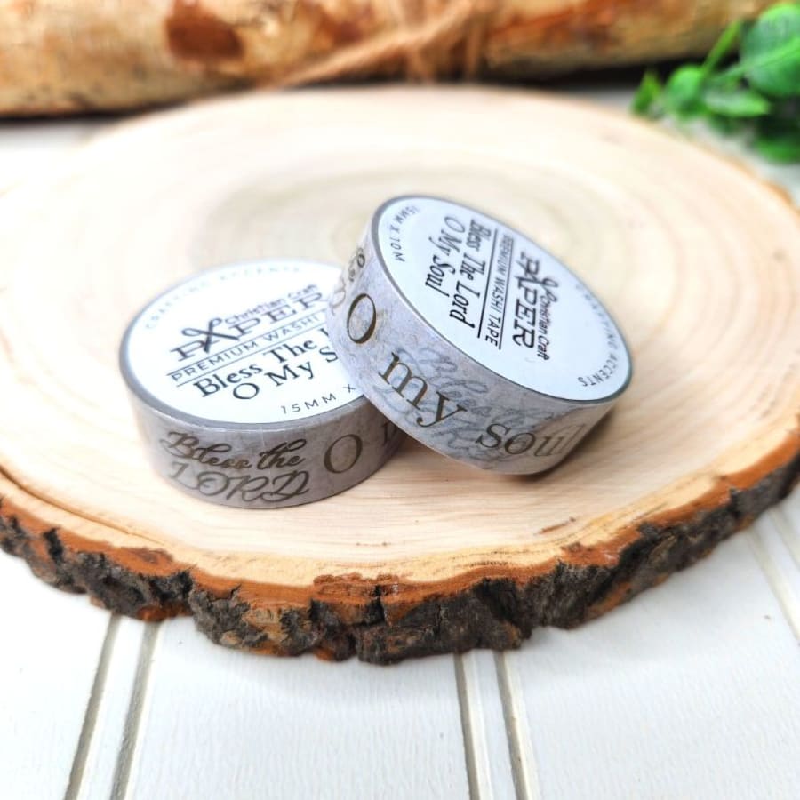 Bless The Lord O My Soul Psalm 103:1 Christian Washi Tape
