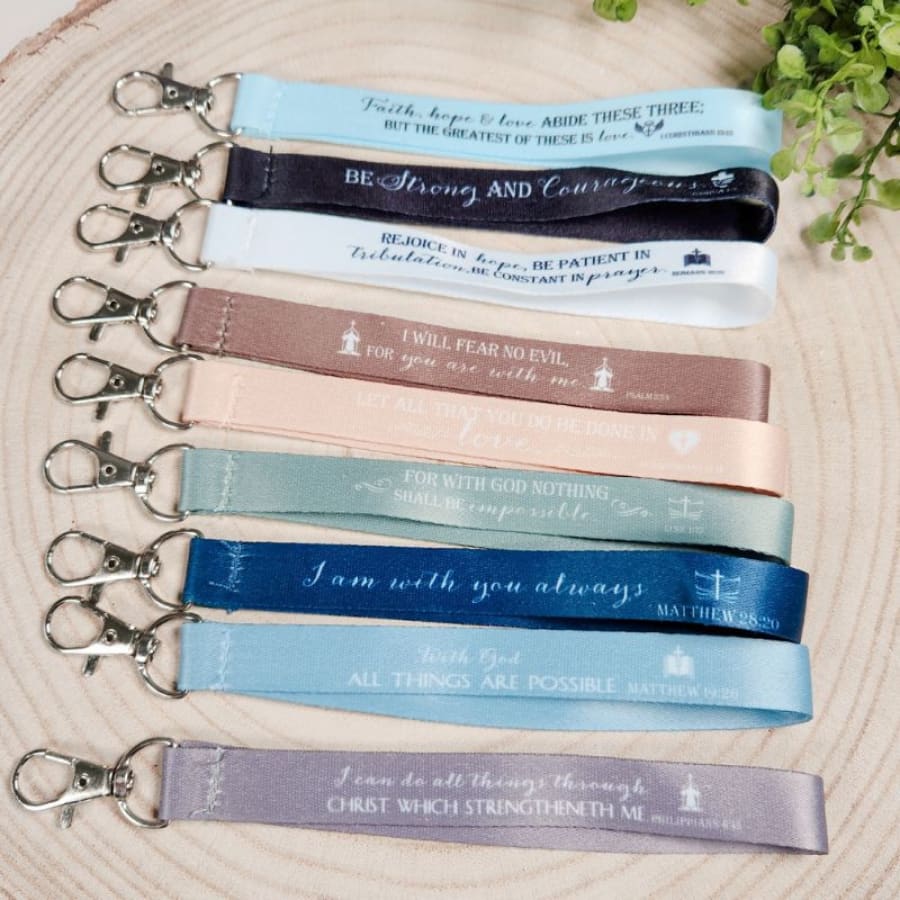BONUS GIFT Bible Verse Ribbon Keychains - free_gift