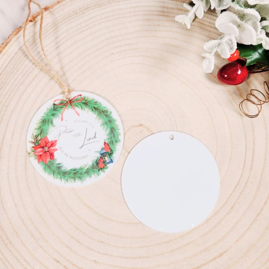 Ceramic Coated Ornament For Decoupage