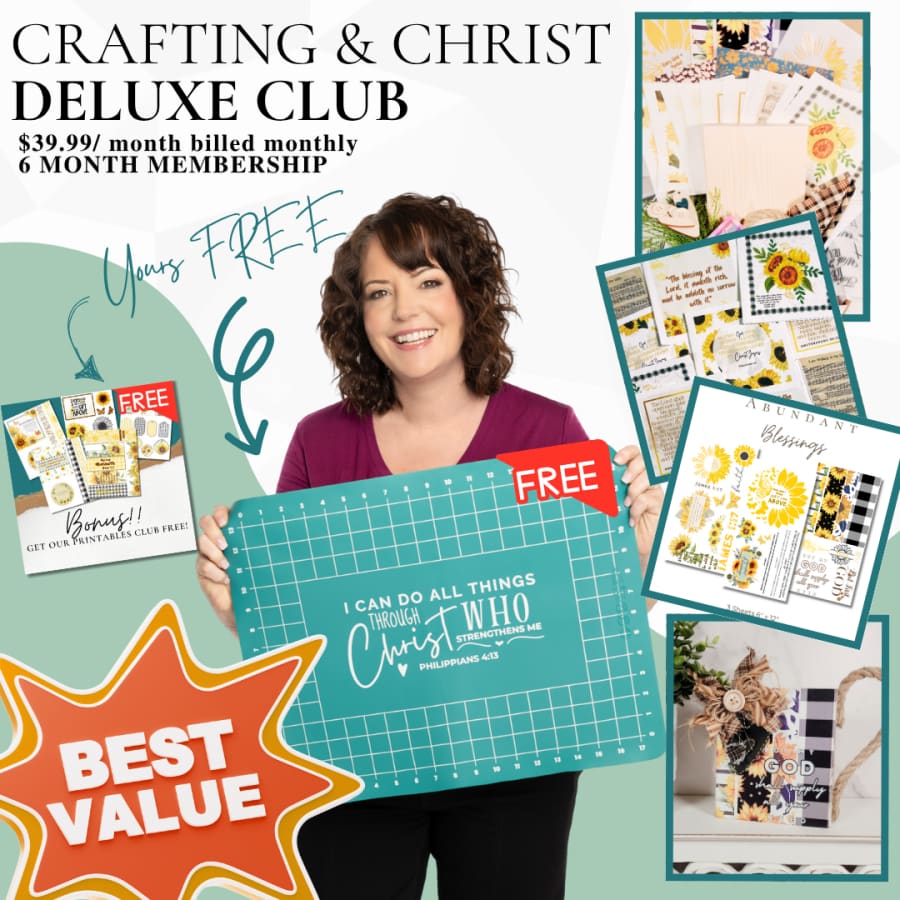 Christian Craft Subscription Box – Deluxe Monthly Kit