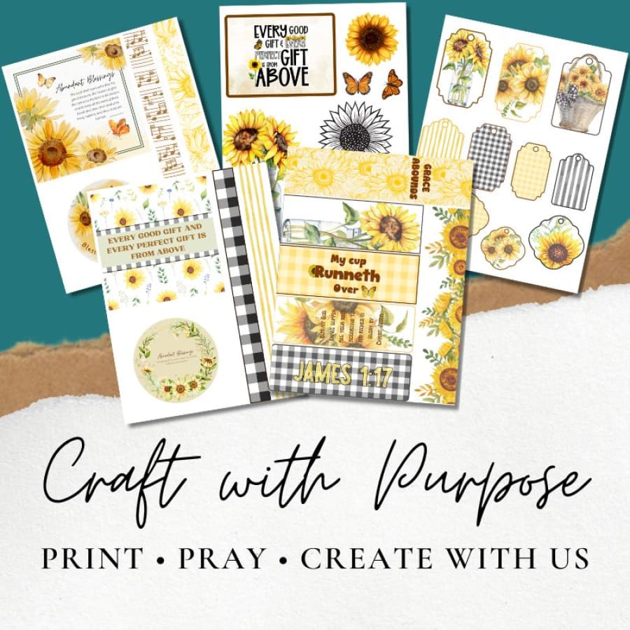 Christian Printable Craft Club – New Faith-Filled Designs
