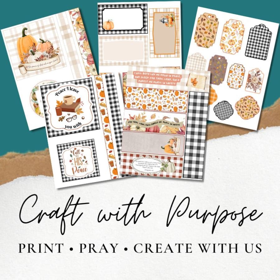 Christian Printable Craft Club – New Faith Filled Designs
