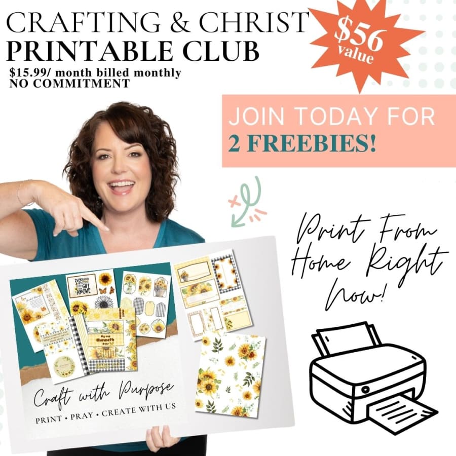 Christian Printable Craft Club – New Faith-Filled Designs