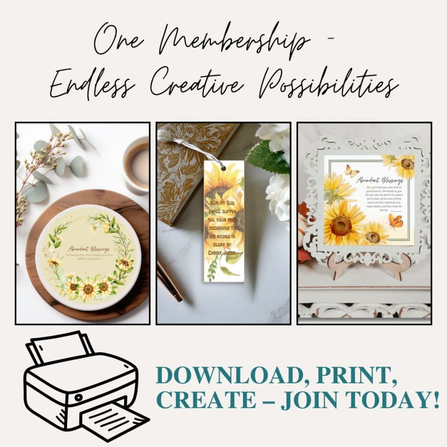 Christian Printable Craft Club – New Faith-Filled Designs