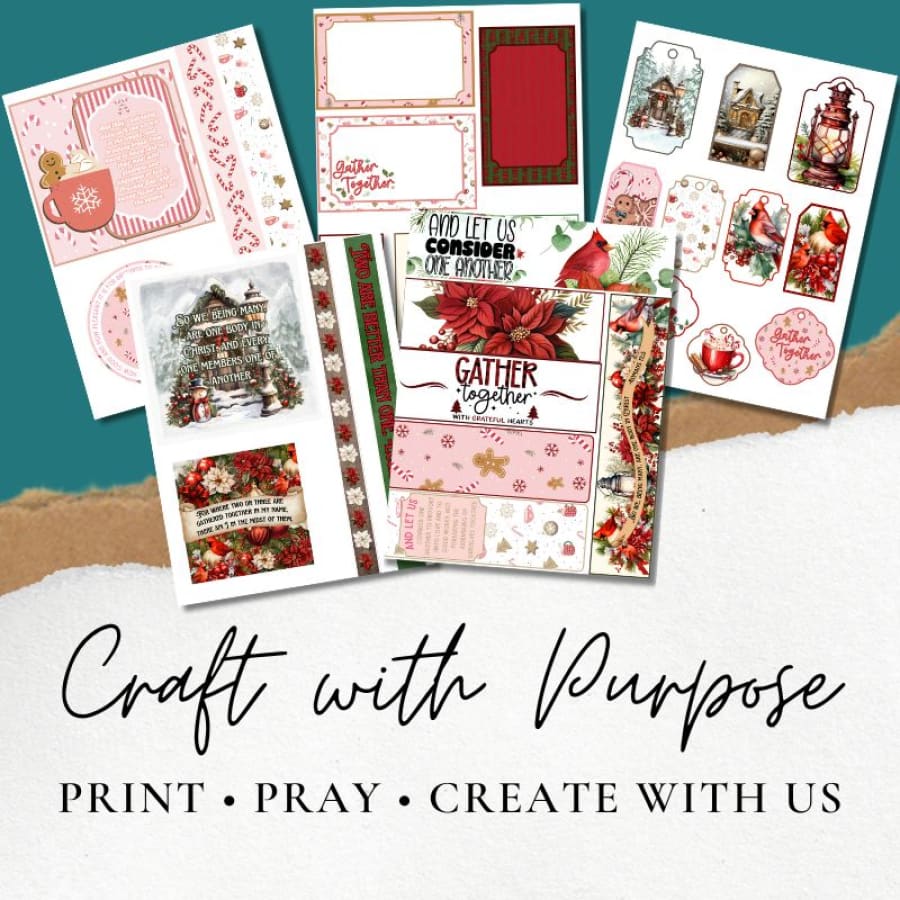 Christian Printable Craft Club – New Faith-Filled Designs