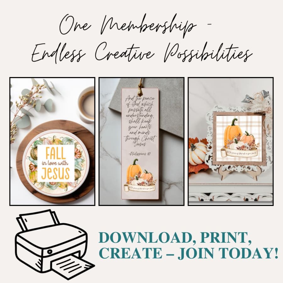 Christian Printable Craft Club – New Faith Filled Designs