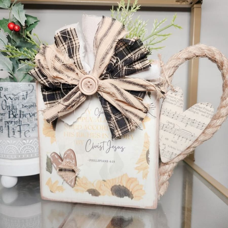 Coffee Cup Block Sign Maker Bundle