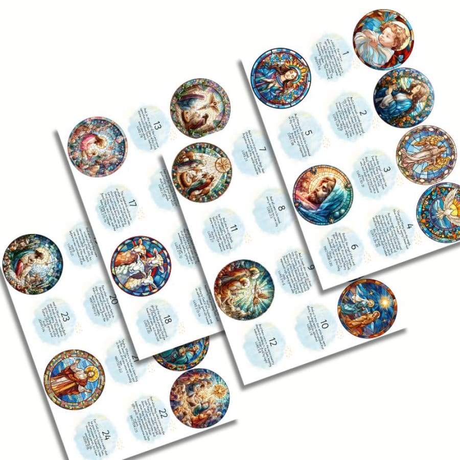 Countdown to Christmas Advent Ornament Kit with Scripture