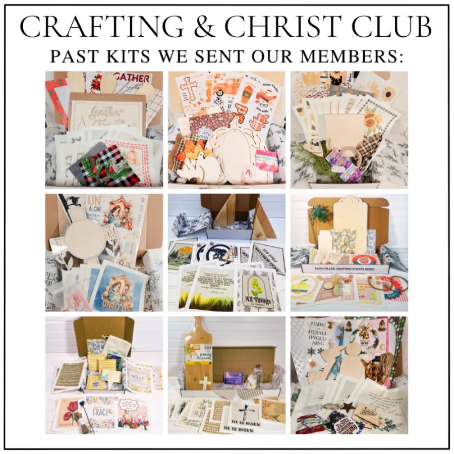 Crafting & Christ Club – 6-Month Commitment [FREE Mat