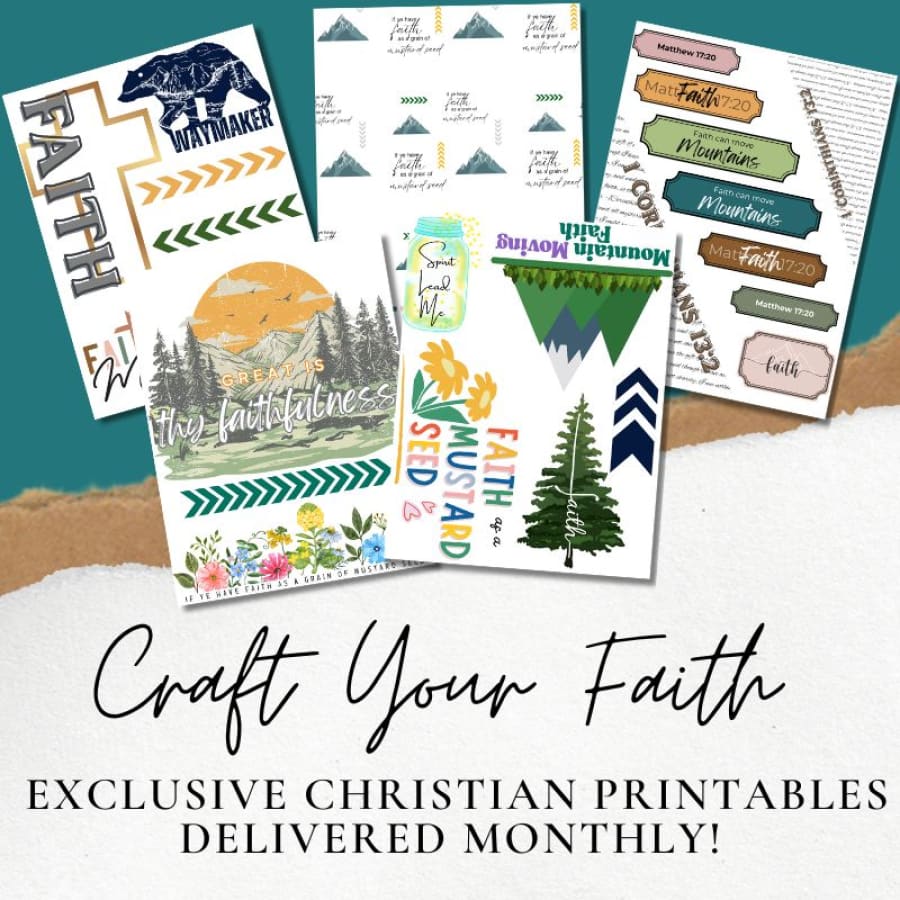 Crafting & Christ Printables Club Membership [1 Month]