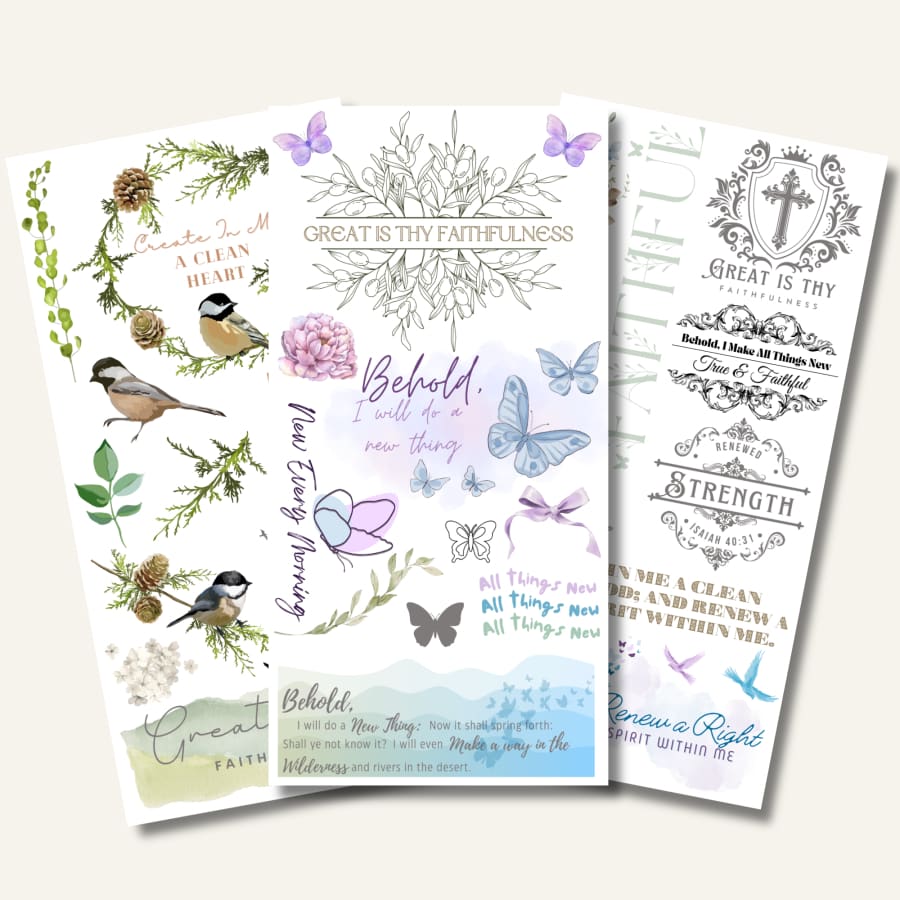 Crafting & Christ Transfer Club – Monthly Bible Verse