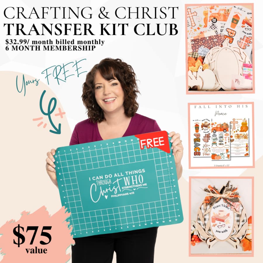 Crafting & Christ TRANSFER Kit Club Membership [6 Month