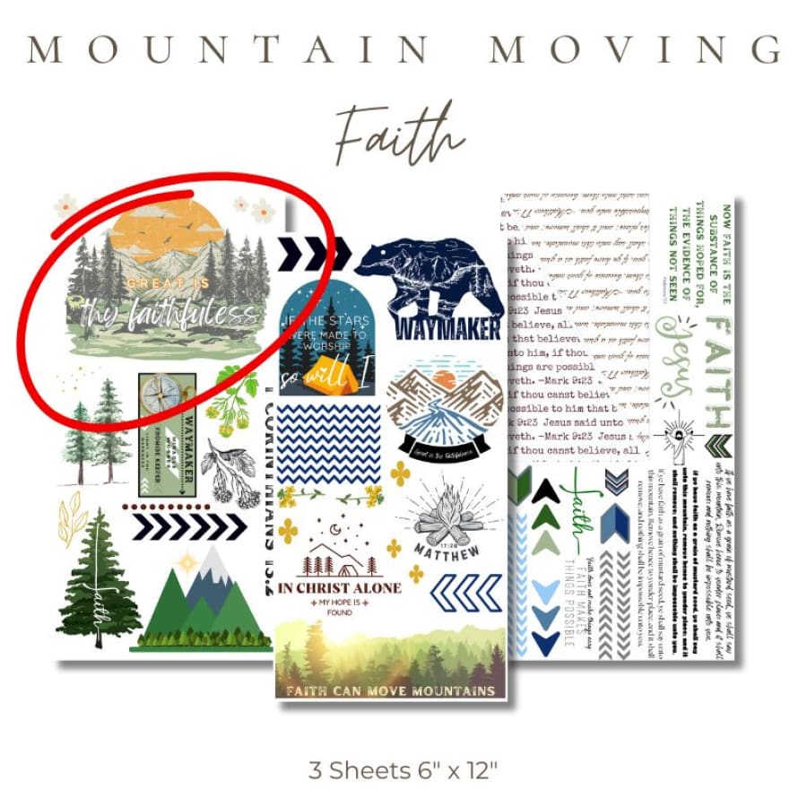 DELUXE Crafting & Christ Monthly Decoupage Kit + Transfers