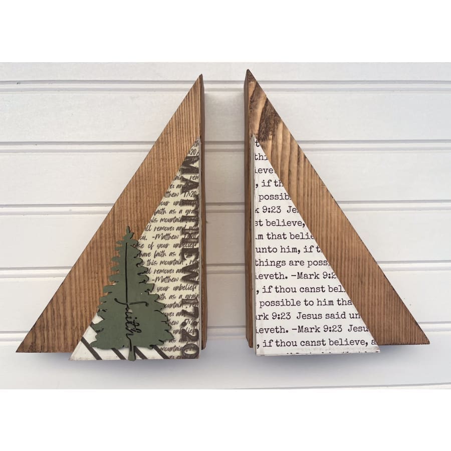 Mountain Moving Faith Bookend Kit