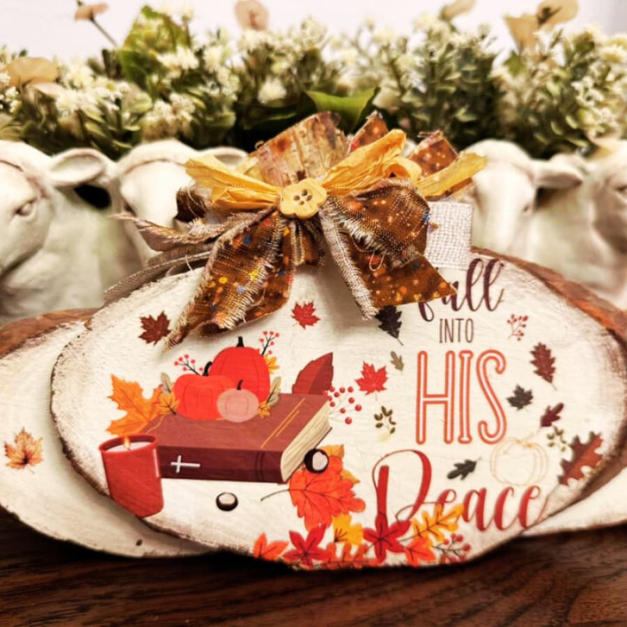 Fall Into His Peace Rub On Transfers