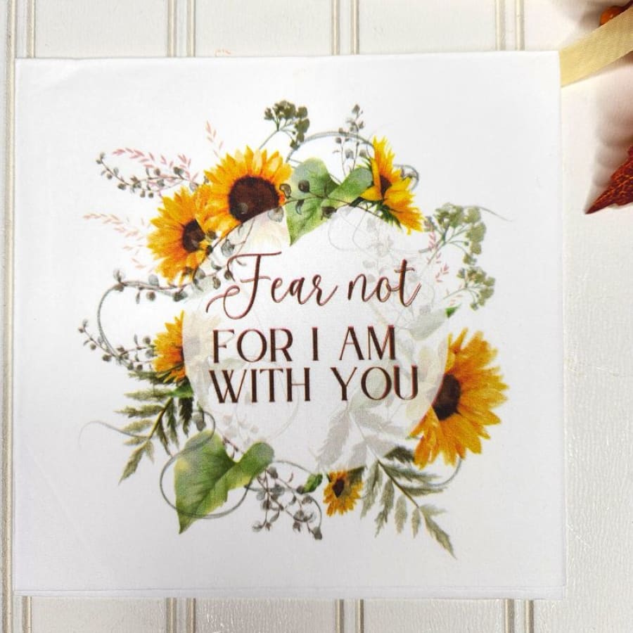 Fear Not Isaiah 41:10 Christian Paper Decoupage Napkins