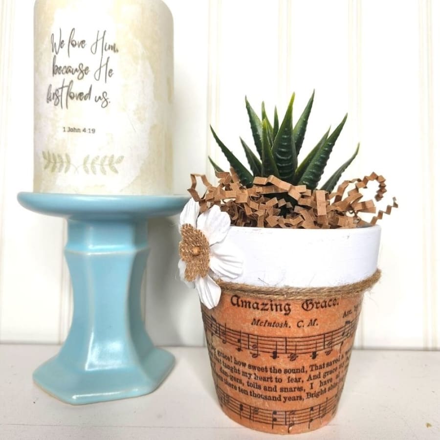 Flameless LED Wax Pillar Candles For Decoupage