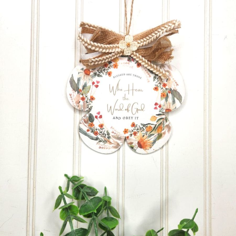 Flower Shaped Craft Cutout For Decoupage