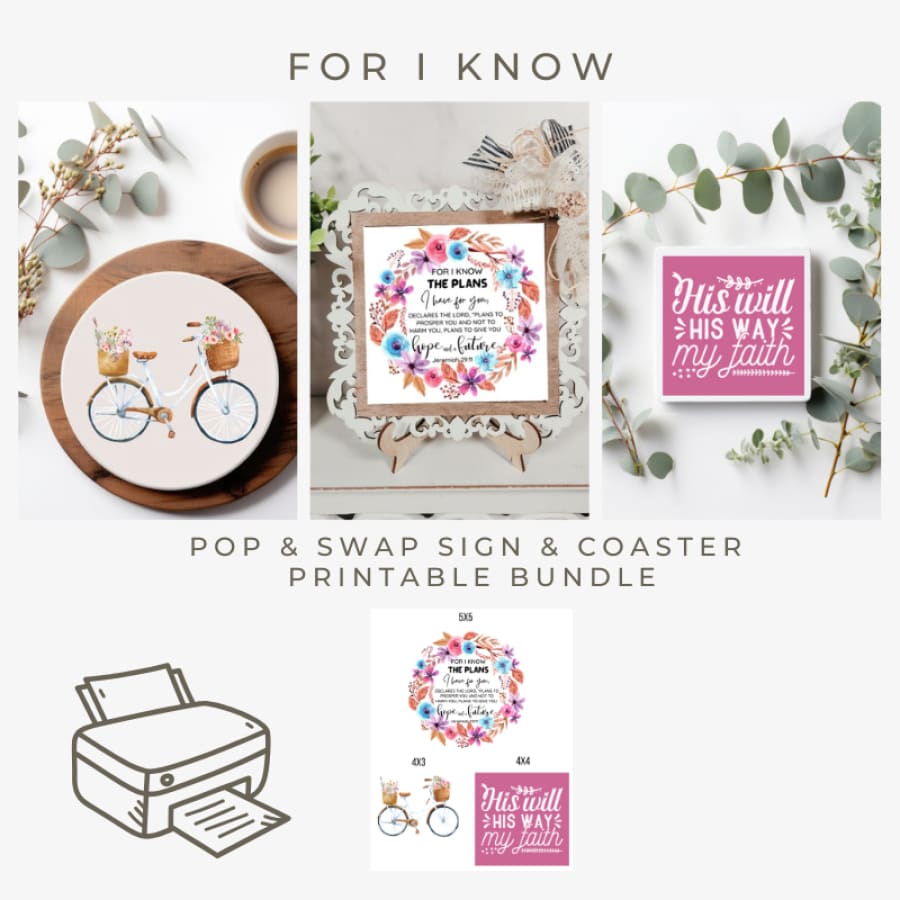 For I Know DIGITAL Quick Craft Bundle