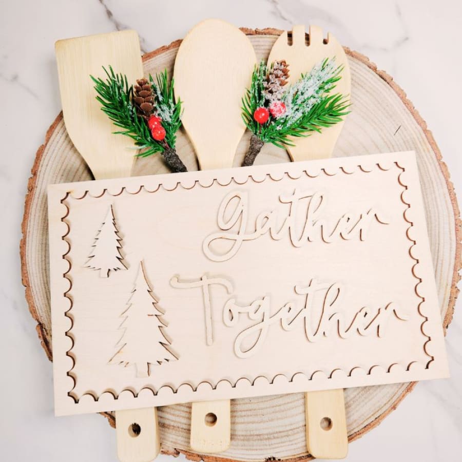 Gather Together Wooden Spoon Sign Maker Bundle