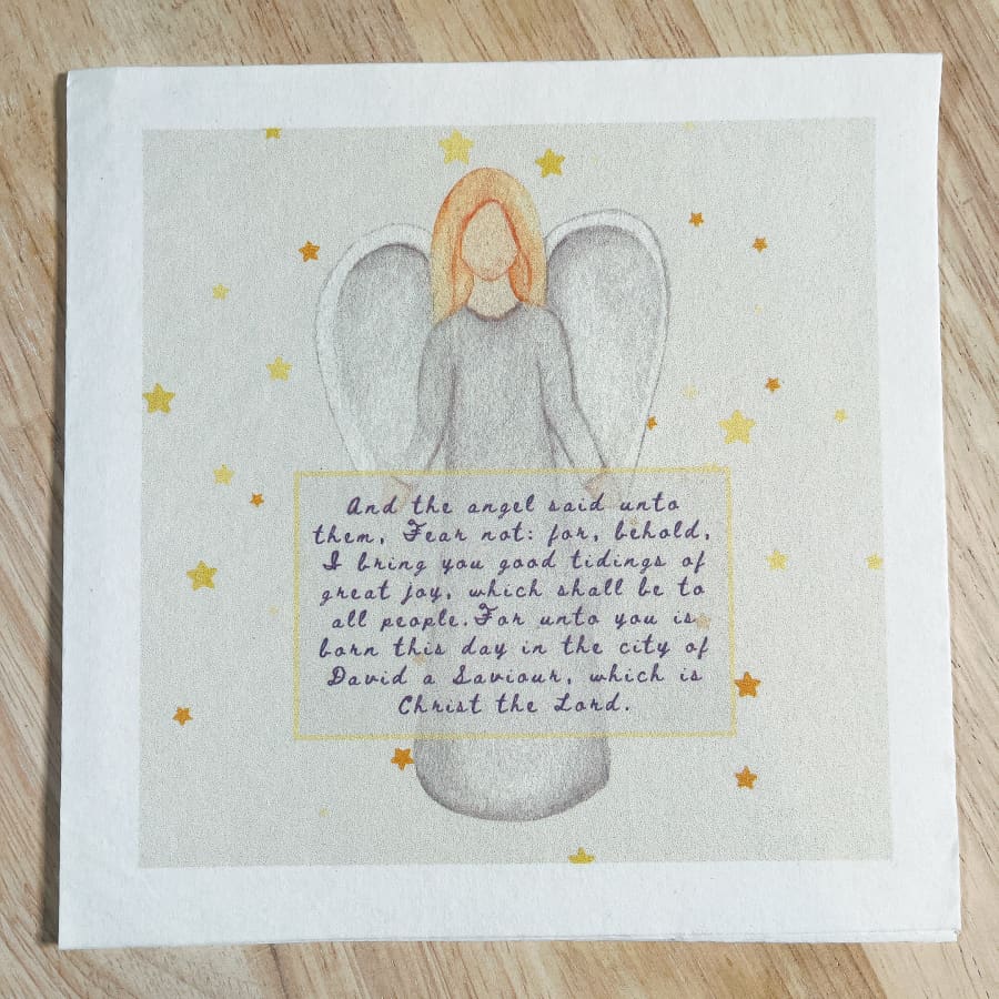 Good Tidings Luke 2:10-11 Christian Paper Decoupage Napkins