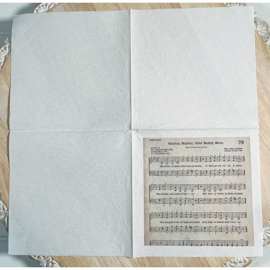 Good Tidings Luke 2:10-11 Christian Paper Decoupage Napkins