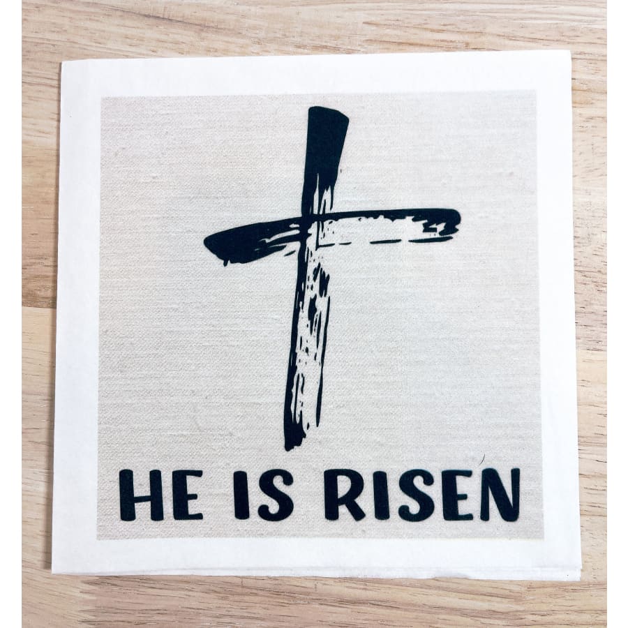 He Is Risen Matthew 28:6 Christian Paper Decoupage Napkins