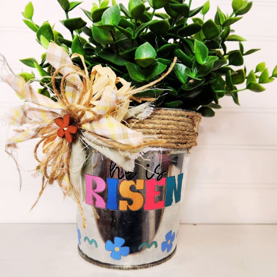 He Is Risen Premium Rub On Transfers