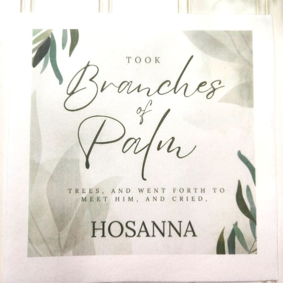 Hosanna John 12:13 Christian Paper Decoupage Napkins